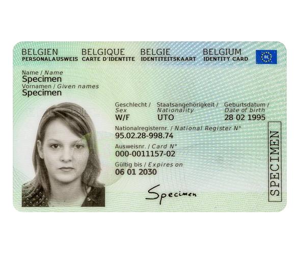 belgium-id-card Belgium ID Card