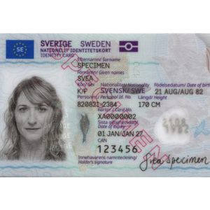 Swedish id card